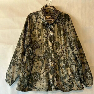 MAURICES camo/floral WINDBREAKER. Jacket 2X